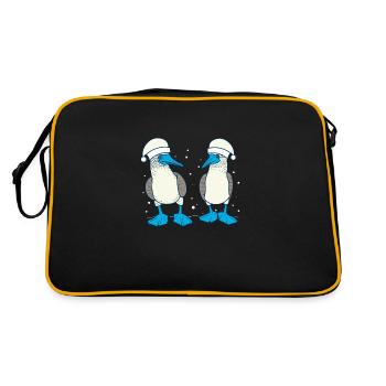 Christmas Blue-footed - Retro Bag - black/gold - Back