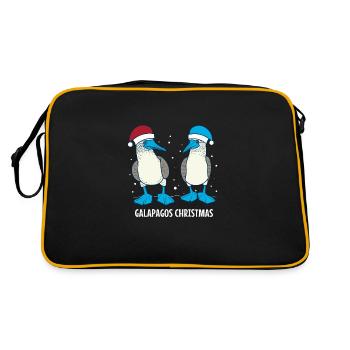 Galapagos Christmas - Retro Bag - black/gold - Back