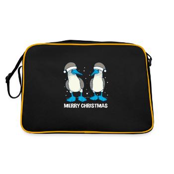 Merry Christmas - Retro Bag - black/gold - Back
