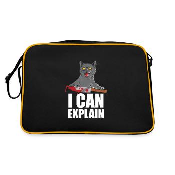 I Can Explain - Retro Bag - black/gold - Back