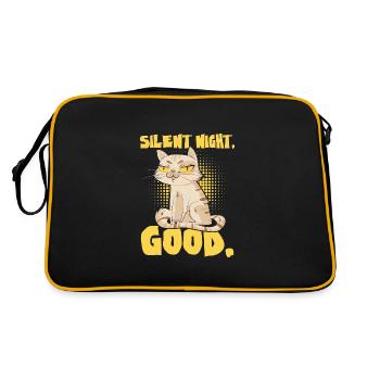 Silent Night - Retro Bag - black/gold - Back
