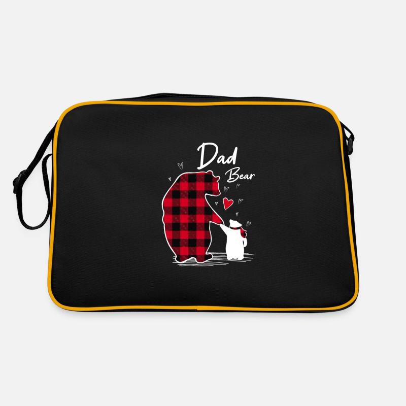 Dad Bear Retro Tasche
