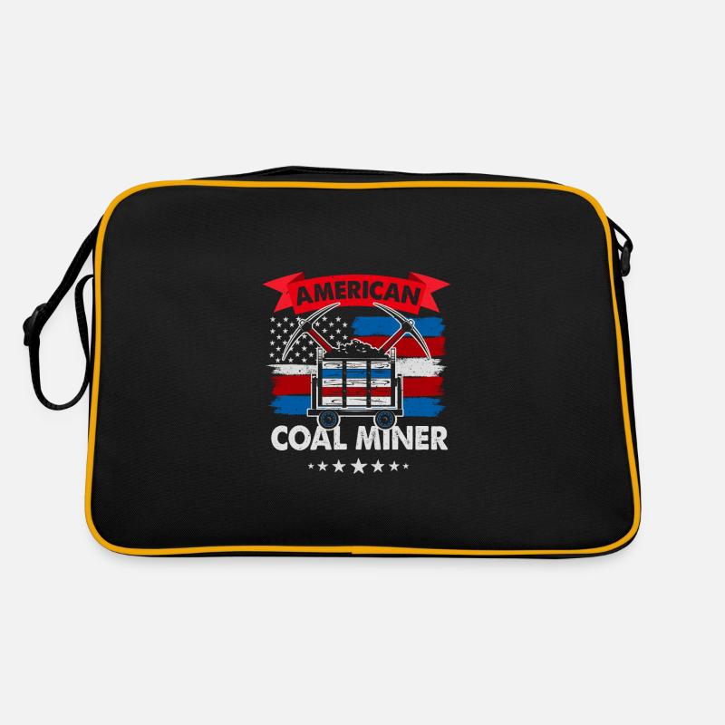 Mineur de charbon américain Sac Retro