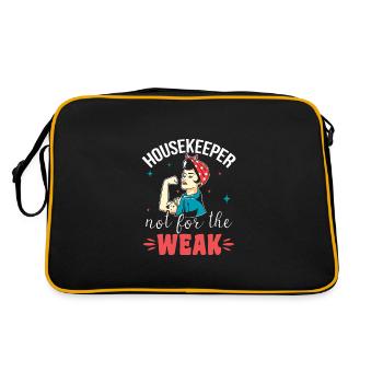 Housekeeper Not For The Weak - Retro Bag - black/gold - Back