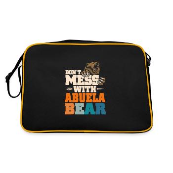 Ne plaisantez pas avec l’ours Abuela - Sac Retro - noir/or - Dos