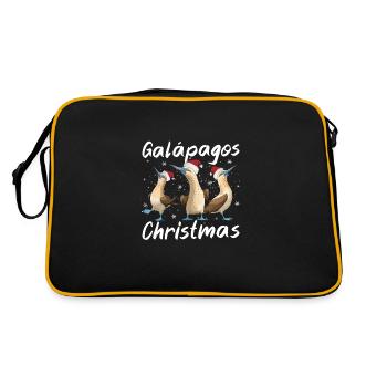 Galapagos Christmas - Retro Bag - black/gold - Back