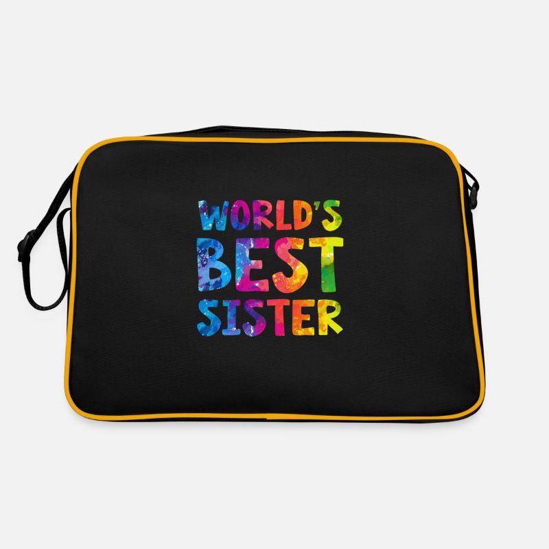 World's Best Sister Retro Tasche