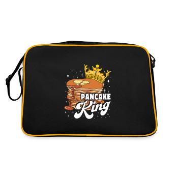 Pancake King - Retro Bag - black/gold - Back