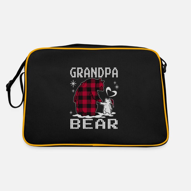 Grand-père Ours Sac Retro