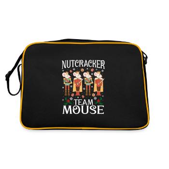 Nutcracker Team Mouse - Retro Bag - black/gold - Back