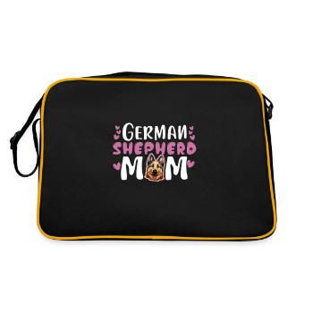 Maman berger allemand - Sac Retro - noir/or - Dos