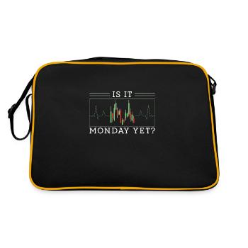 Est-ce déjà lundi ? - Sac Retro - noir/or - Dos