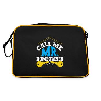 Mr. Homeowner - Retro Bag - black/gold - Back
