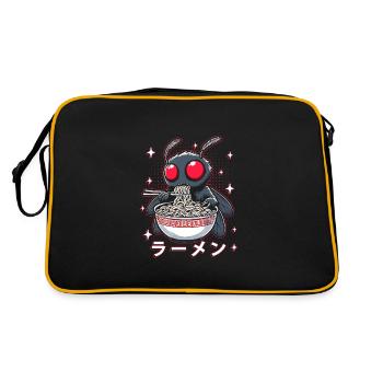 Nouilles Ramen Mothman - Sac Retro - noir/or - Dos