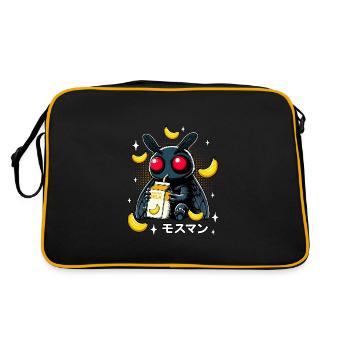 Mothman Banana Milkshake - Retro Bag - black/gold - Back