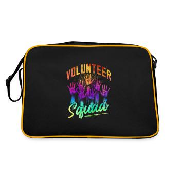 Volunteer Squad - Retro Bag - black/gold - Back