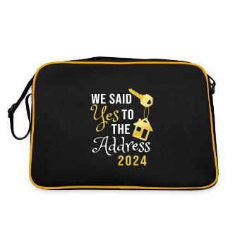 Nous avons dit oui à l’adresse 2024 - Sac Retro - noir/or - Dos
