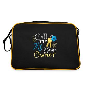 Mr. Home Owner - Retro Bag - black/gold - Back