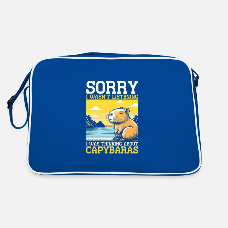 Thinking about Capybaras Retro Bag