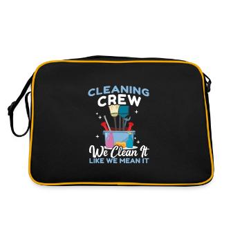 Cleaning Crew - Retro Bag - black/gold - Back
