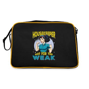 Housekeeper Not For The Weak - Retro Bag - black/gold - Back