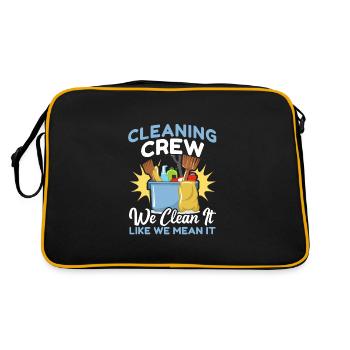 Cleaning Crew - Retro Bag - black/gold - Back