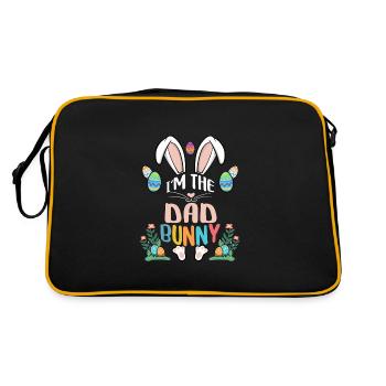 I'm The Dad Bunny - Retro Bag - black/gold - Back