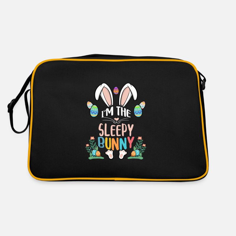 Je suis le lapin endormi Sac Retro