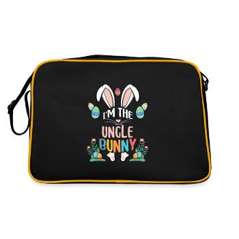 I'm The Uncle Bunny - Retro Bag - black/gold - Back