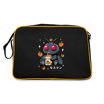 Jus de pêche Mothman - Sac Retro - noir/or - Dos