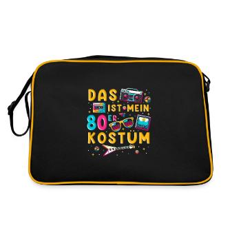 This is my 80s costume - Retro Bag - black/gold - Back
