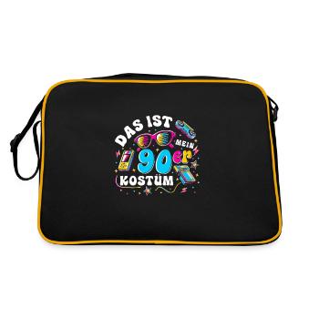 This is my 90s costume - Retro Bag - black/gold - Back