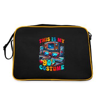 This is my 90s costume - Retro Bag - black/gold - Back