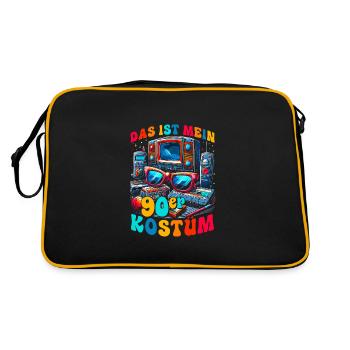This is my 90s costume - Retro Bag - black/gold - Back