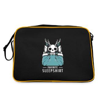 Wendigo Favorite Sleepshirt - Retro Bag - black/gold - Back