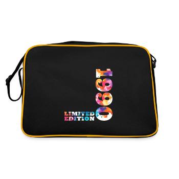 Colorful Birthday Limited Edition 1990 - Retro Bag - black/gold - Back