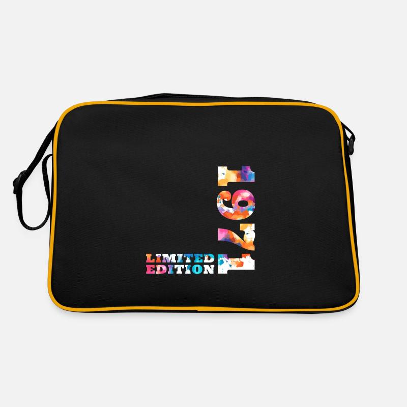 Anniversaire coloré édition limitée 1972 Sac Retro