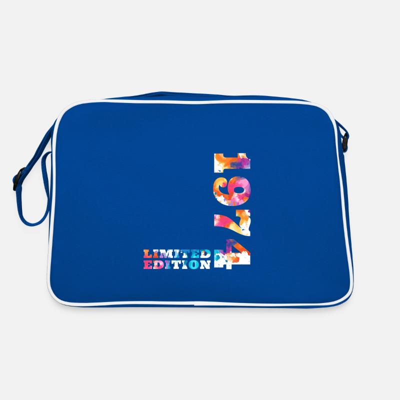Farbenfroh Geburtstag Limited Edition 1974 Retro Tasche