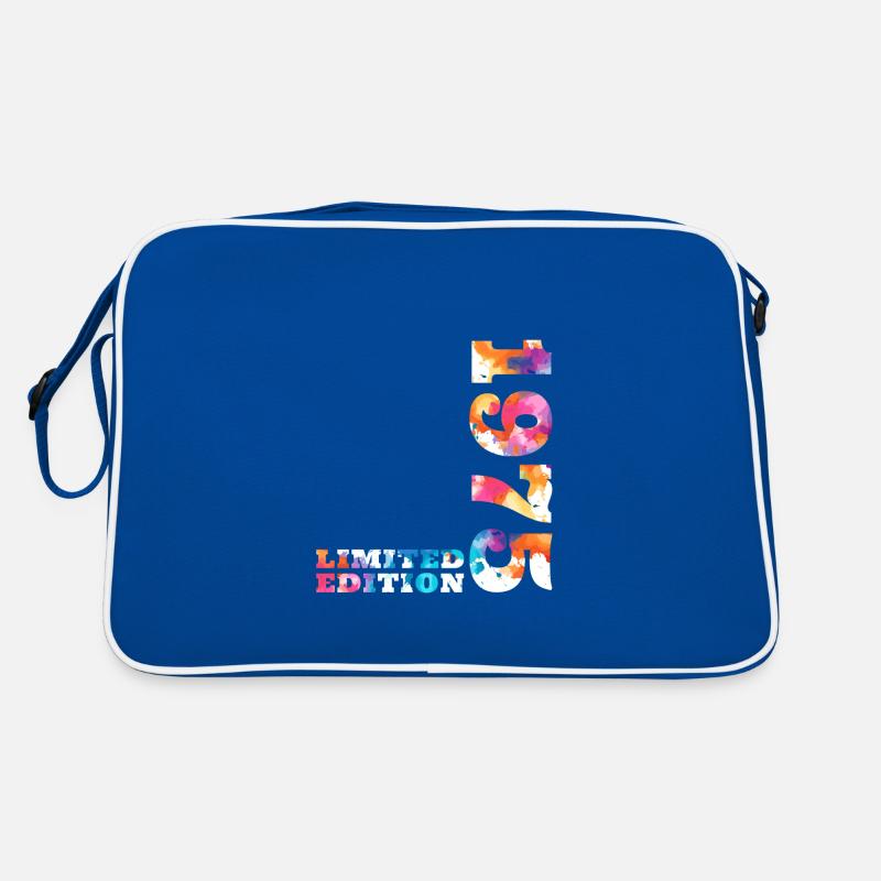 Farbenfroh Geburtstag Limited Edition 1975 Retro Tasche