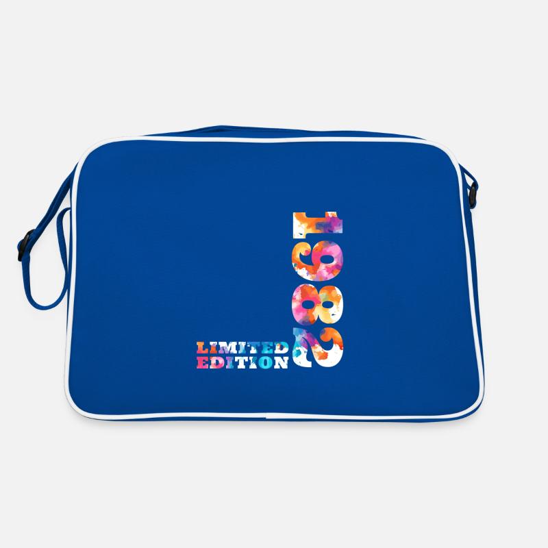 Farbenfroh Geburtstag Limited Edition 1982 Retro Tasche