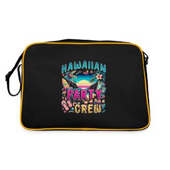 Hawaiian Party Crew - Retro Bag - black/gold - Back
