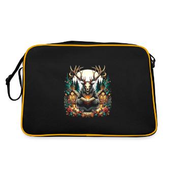 Wendigo Storyteller - Retro Bag - black/gold - Back