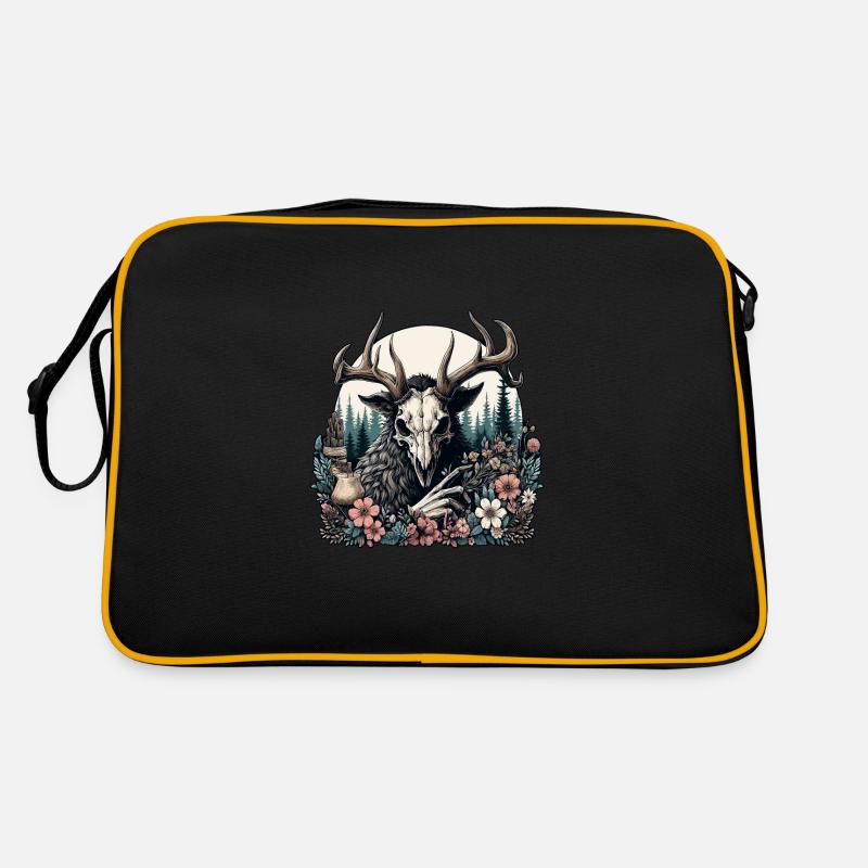 Wendigo cryptide floral Sac Retro