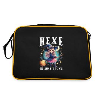 Sorcière en formation - Sac Retro - noir/or - Dos