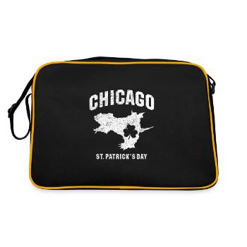 Trou des rats de la Saint-Patrick à Chicago - Sac Retro - noir/or - Dos