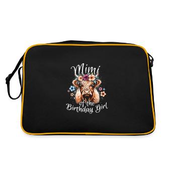 Mimi Of The Birthday Girl - Retro Bag - black/gold - Back
