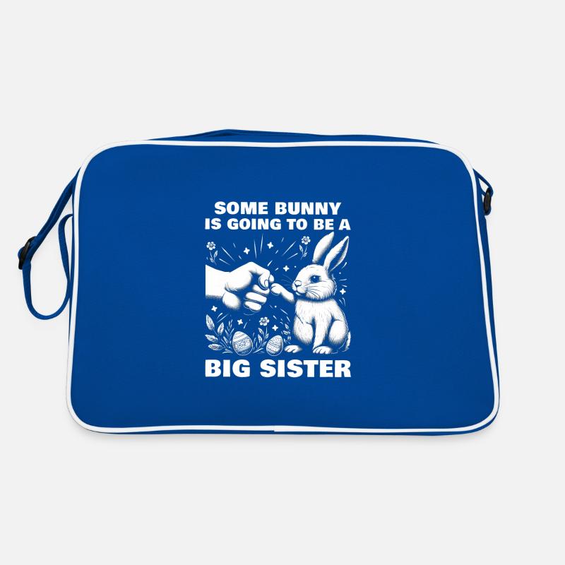 Some Bunny Is Going To Be A Big Sister Retro Tasche