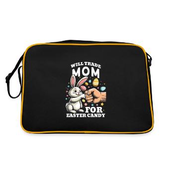 Will Trade Mom For Easter Candy - Retro Bag - black/gold - Back
