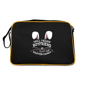 Will Trade Boyfriend For Easter Candy - Retro Bag - black/gold - Back
