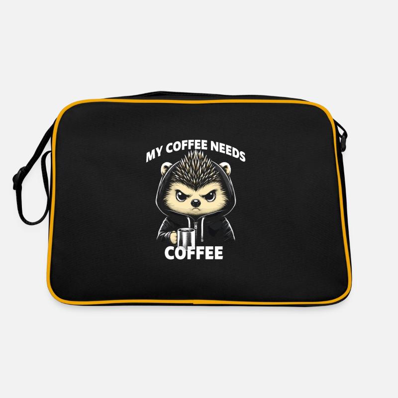 My Coffee Needs Coffee Retro Tasche